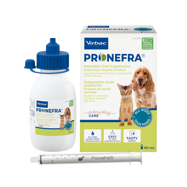 Virbac Dog & Cat Pronefra Oral Suspension - 60ml