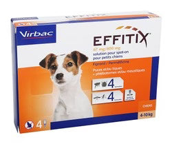 Virbac Effitix Spot On Flea Solution 4 - 10Kg - 1 Ampoule