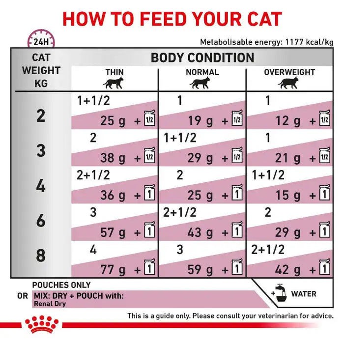 Renal Wet Chicken Gravy 85g Royal Canin All Breeds Adult Cat Food