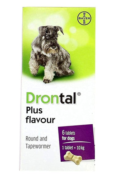 Drontal Plus Dog De-worming Tablets - 1 Tablet