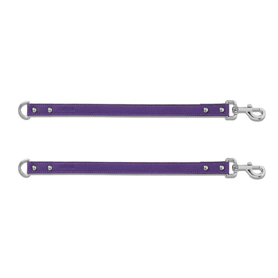 Purple PAWPAW Dog Leather Leash Splitter