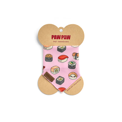 “Cutie Sushi” PAWPAW Dog Bandana