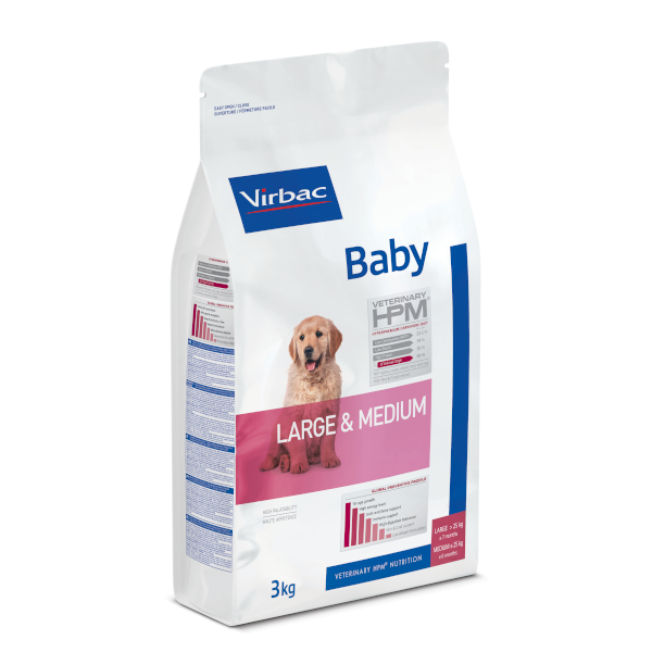 Large & Medium Virbac Baby Dog Food - 3Kg
