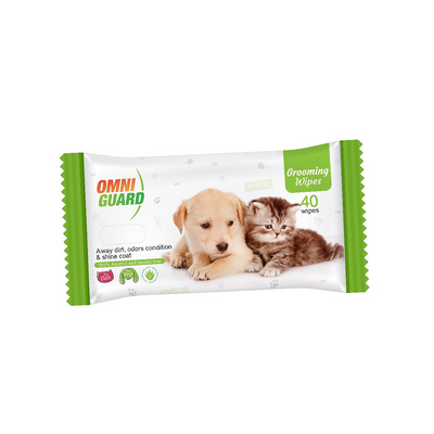 Omni Guard Grooming Wipes (40 Wipes)