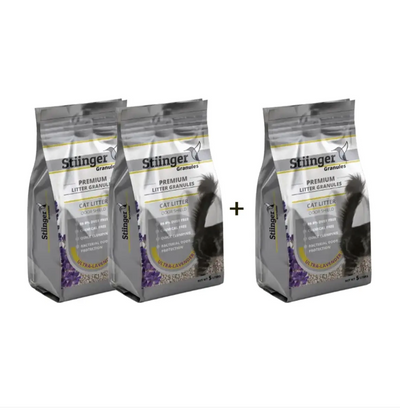 Stiinger 4Kg Premium Cat Litter - Buy 2 Get 1 FREE