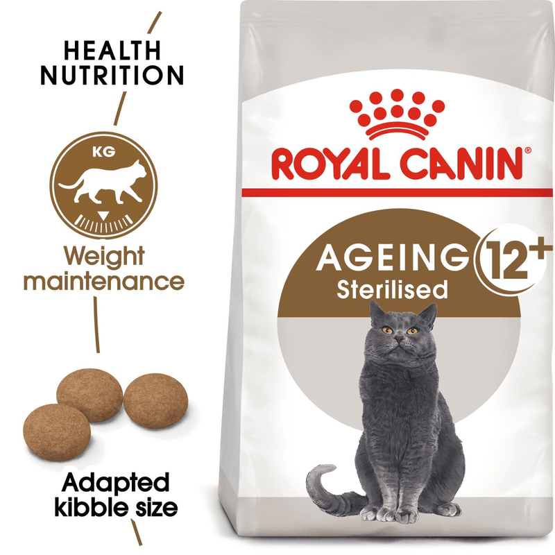 Sterilised Ageing 12+ Royal Canin All Breeds Senior Cat Food
