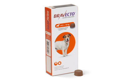 Brav-ecto MSD 4.5-10Kg Adult Dog Flea & Tick Treatment - 1 Tablet