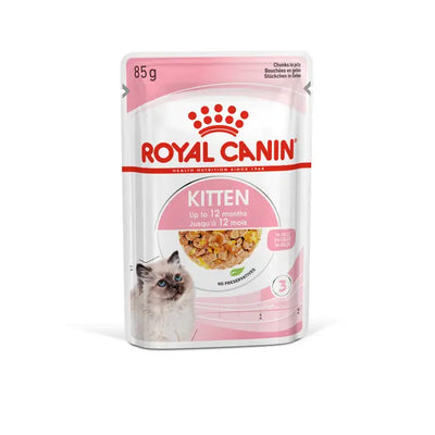 Kitten Chunks Wet Jelly 85g Royal Canin All Breeds Cat Food