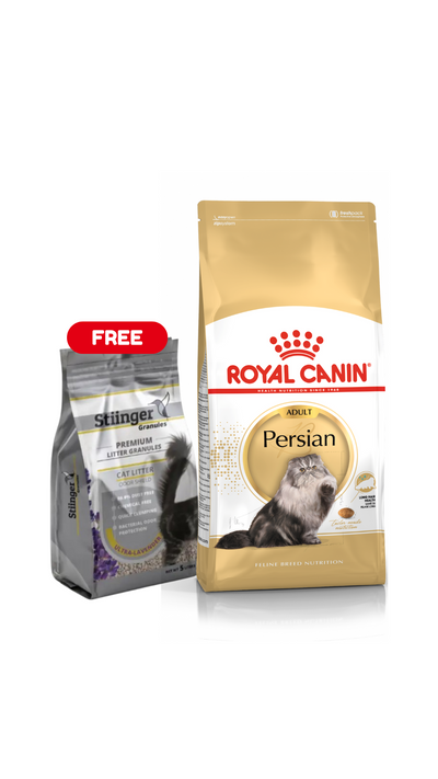 Persian 10Kg Royal Canin Adult Cat Food + FREE Stiinger Premium Litter 4Kg