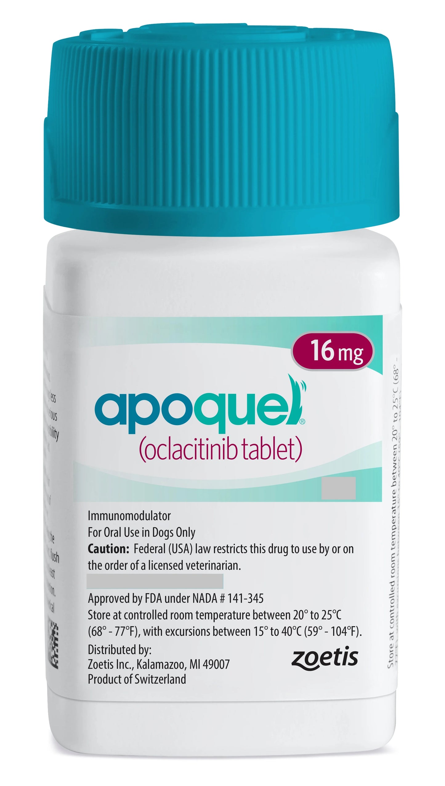 Zoetis Apoquel 16mg Dog Allergy Tablets - 10 Tablets
