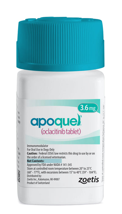 Zoetis Apoquel 3.6mg Dog Allergy Tablets - 10 Tablets