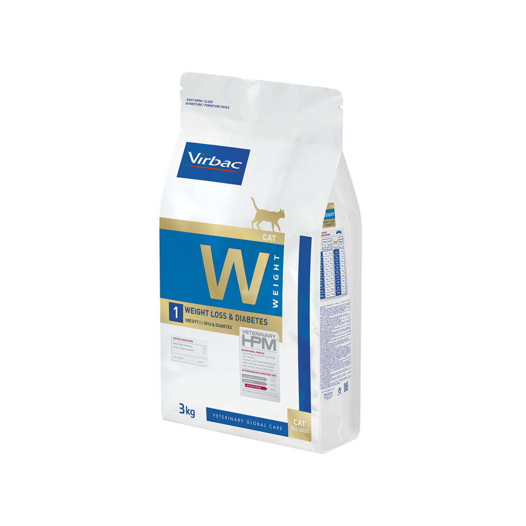 Weight Loss & Diabetes Virbac All Breeds Adult Cat Food