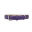 Purple PAWPAW Dog Leather Collar
