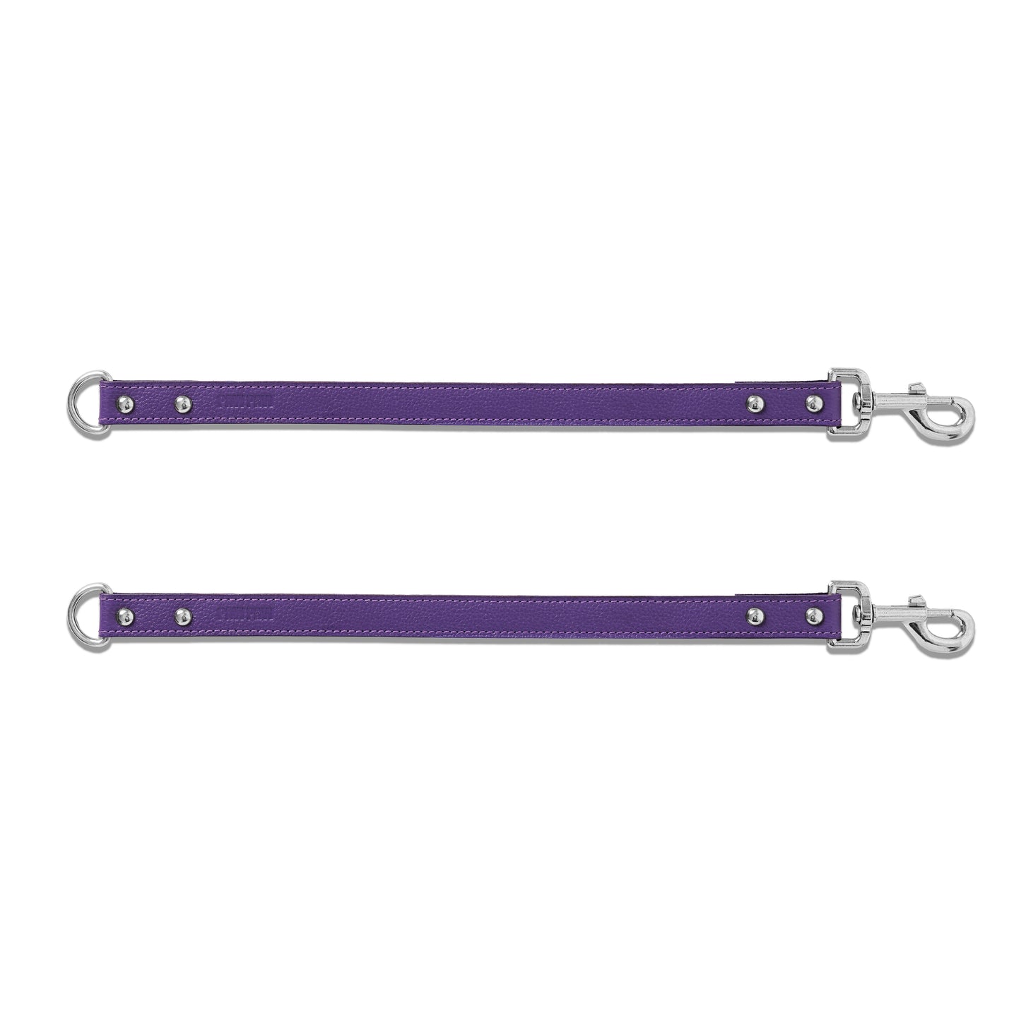 Purple PAWPAW Dog Leather Leash Splitter