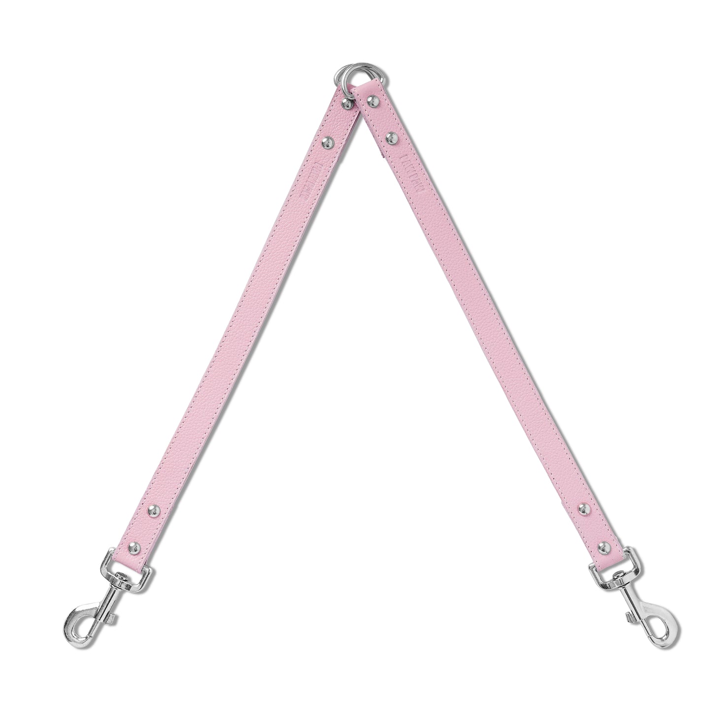 Light Pink PAWPAW Dog Leather Leash Splitter
