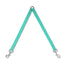 Teal PAWPAW Dog Leather Leash Splitter