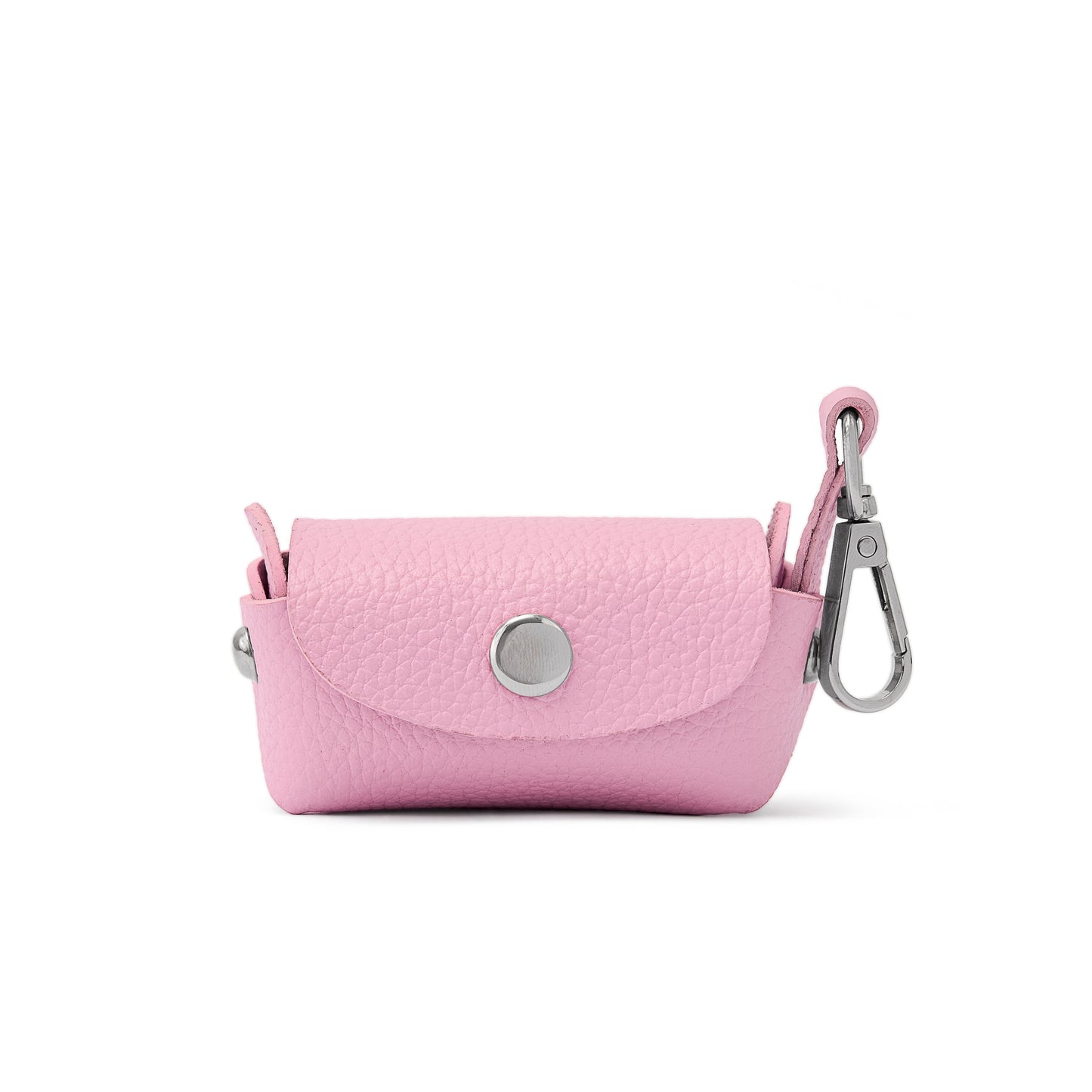 Light Pink PAWPAW Dog Leather Poo Bag Holder