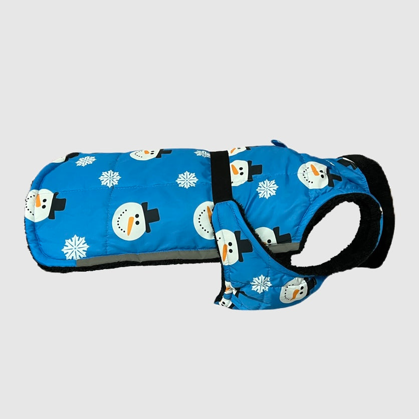 “Snowman” Fluffy & Co. Dog Coat
