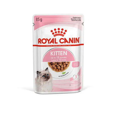 Kitten Chunks Wet Gravy 85g Royal Canin All Breeds Cat Food