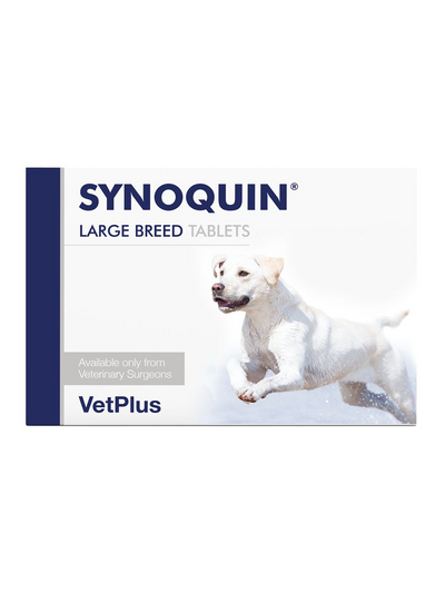 VetPlus SYNOQUIN Large Breed Adult Dog Supplement Tablets - 30 Tablets