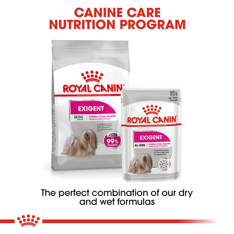 Mini Exigent Royal Canin Small Breed Adult Dog Food