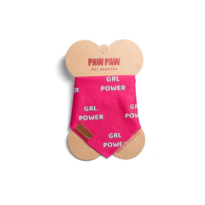 “GRL Power” PAWPAW Dog Bandana