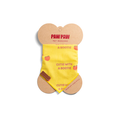 “Cutie With A Bootie” PAWPAW Dog Bandana