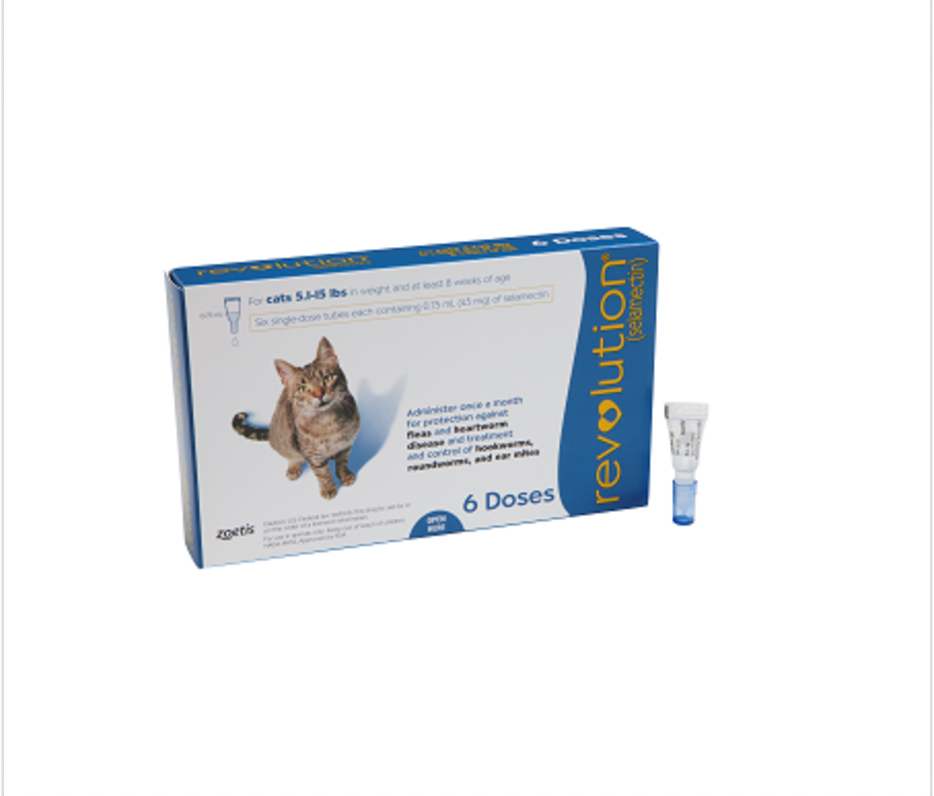 Zoetis Revolution Adult Cat Flea & Tick Treatment - 1 Ampoule