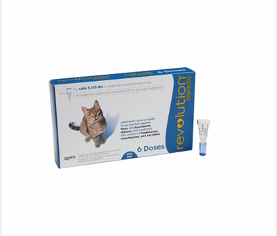 Zoetis Revolution Adult Cat Flea & Tick Treatment - 1 Ampoule