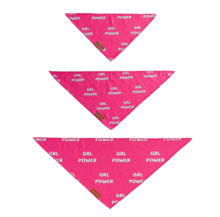 “GRL Power” PAWPAW Dog Bandana