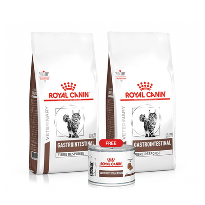 Gastrointestinal Kitten Food Bundle (2 Dry 400g + Wet 195g FREE)
