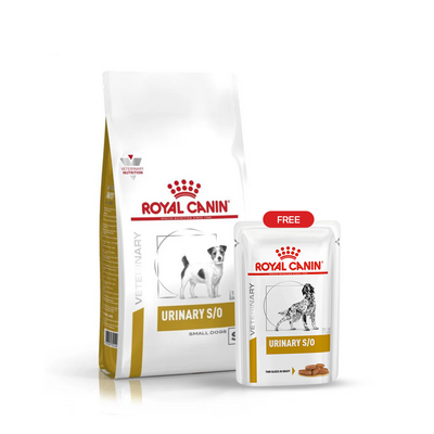 Urinary S/O Adult Dog Food Bundle (Dry 1.5kg + Wet 100g FREE)