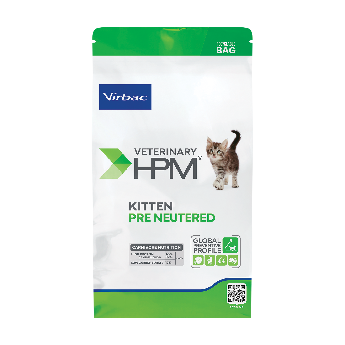 Pre Neutered Kitten Virbac All Breeds Food