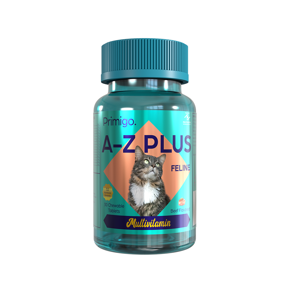 Primigo A-Z Plus Adult Cat Supplement Tablets - 30 Tablets