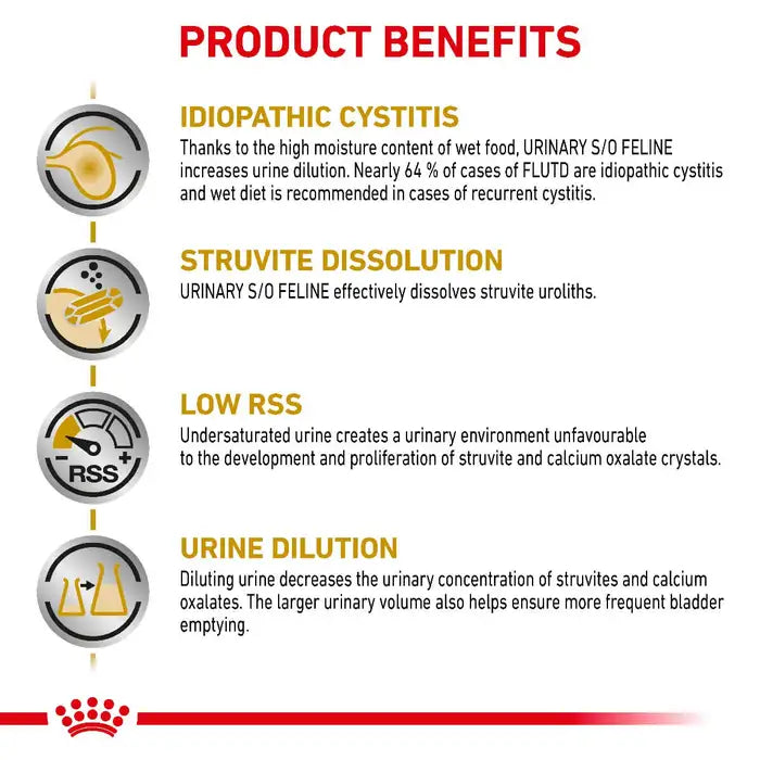Urinary S/O Wet Loaf 85g Royal Canin All Breeds Adult Cat Food