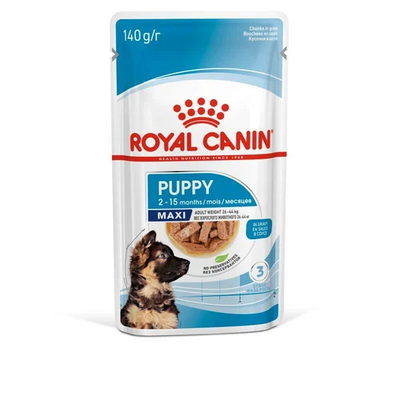 Maxi Puppy Wet Gravy 140g Royal Canin Large Breed Dog Food